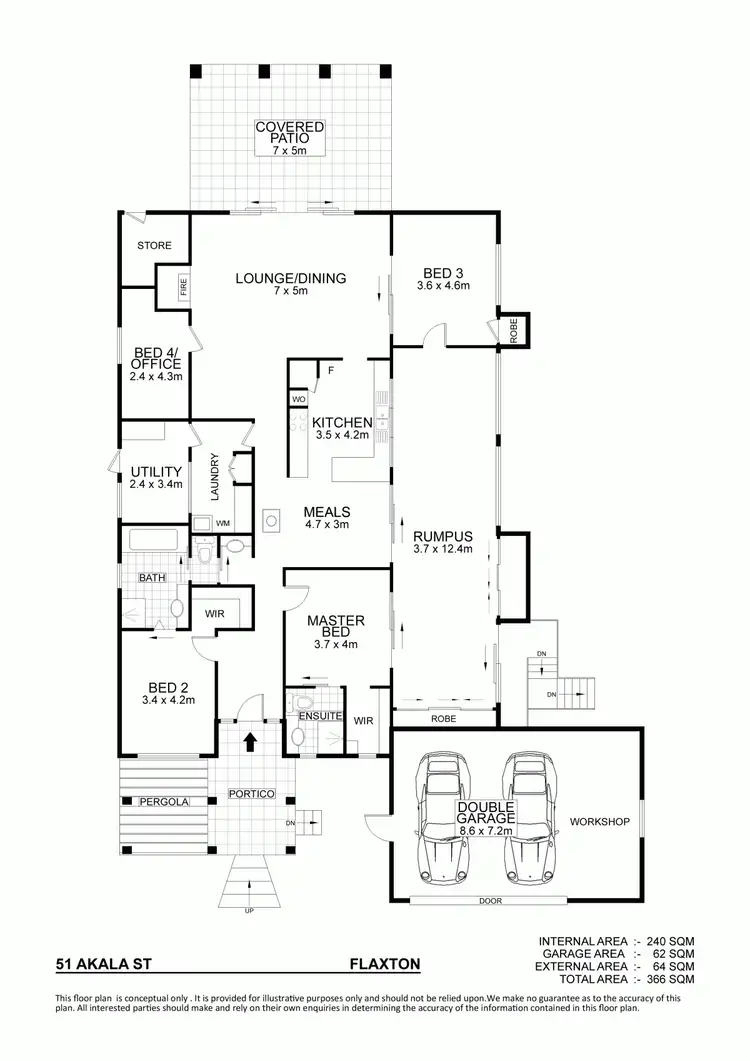Floorplan of Homely house listing, 51 Akala Street, Flaxton QLD 4560