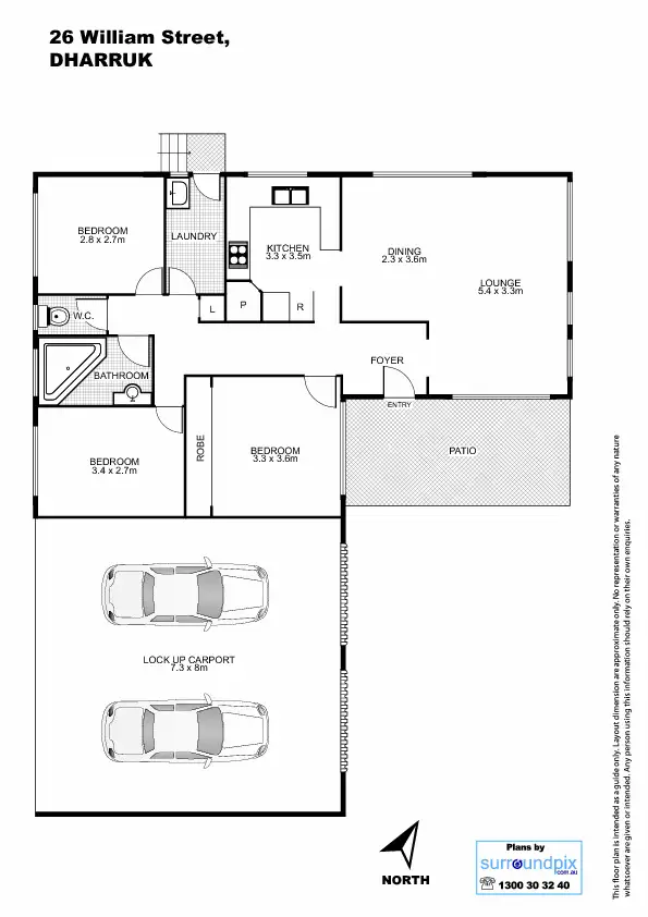 Floorplan of Homely house listing, 26 Willyama Street, Dharruk NSW 2770