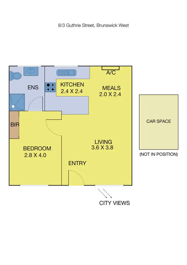 Floorplan of Homely apartment listing, 8/3 Guthrie Street, Brunswick West VIC 3055