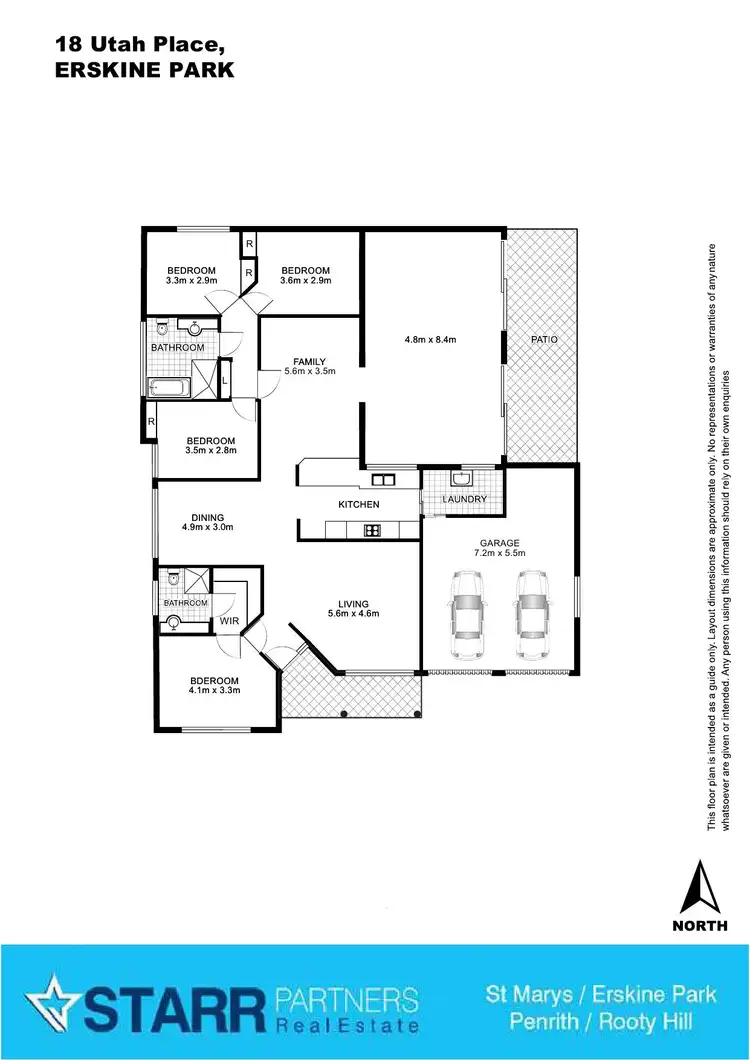 Floorplan of Homely house listing, 18 Utah Place, Erskine Park NSW 2759
