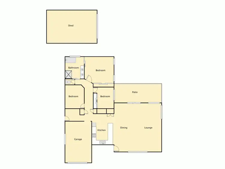 Floorplan of Homely house listing, 7 Tortuga Drive, Deception Bay QLD 4508
