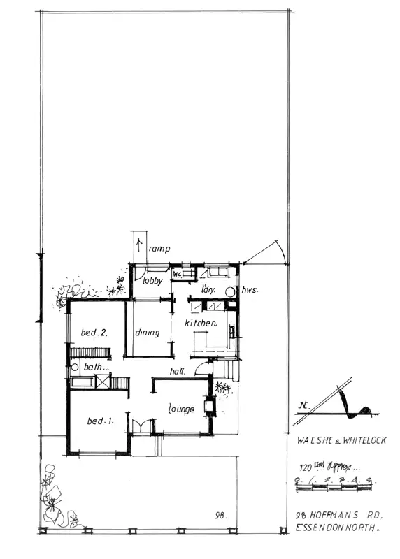 Floorplan of Homely house listing, 98 Hoffmans rd,, Essendon North VIC 3041