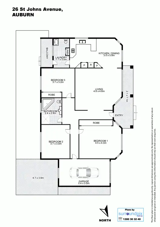 Floorplan of Homely house listing, 26 St Johns Ave, Auburn NSW 2144
