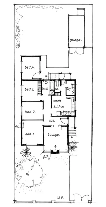 Floorplan of Homely house listing, 129 Whitby st, Brunswick West VIC 3055