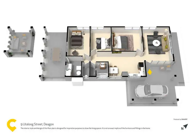 Floorplan of Homely house listing, 9 Utalong Street, Deagon QLD 4017