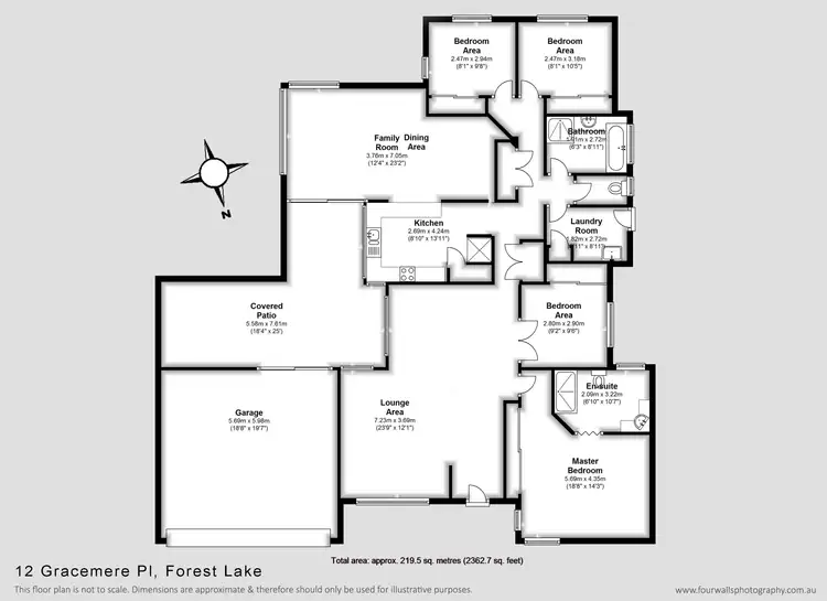 Floorplan of Homely house listing, 12 Gracemere Place, Forest Lake QLD 4078