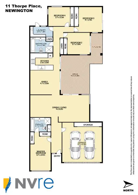 Floorplan of Homely house listing, 11 Thorpe Place, Newington NSW 2127