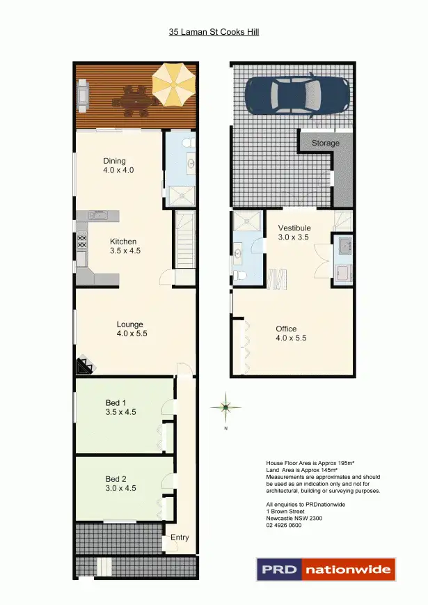 Floorplan of Homely house listing, 35 Laman Street, Cooks Hill NSW 2300