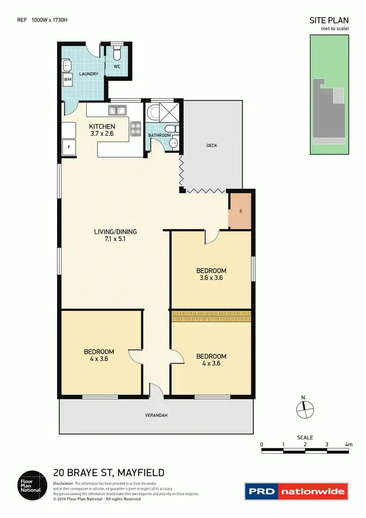 Floorplan of Homely house listing, 20 Braye Street, Mayfield NSW 2304
