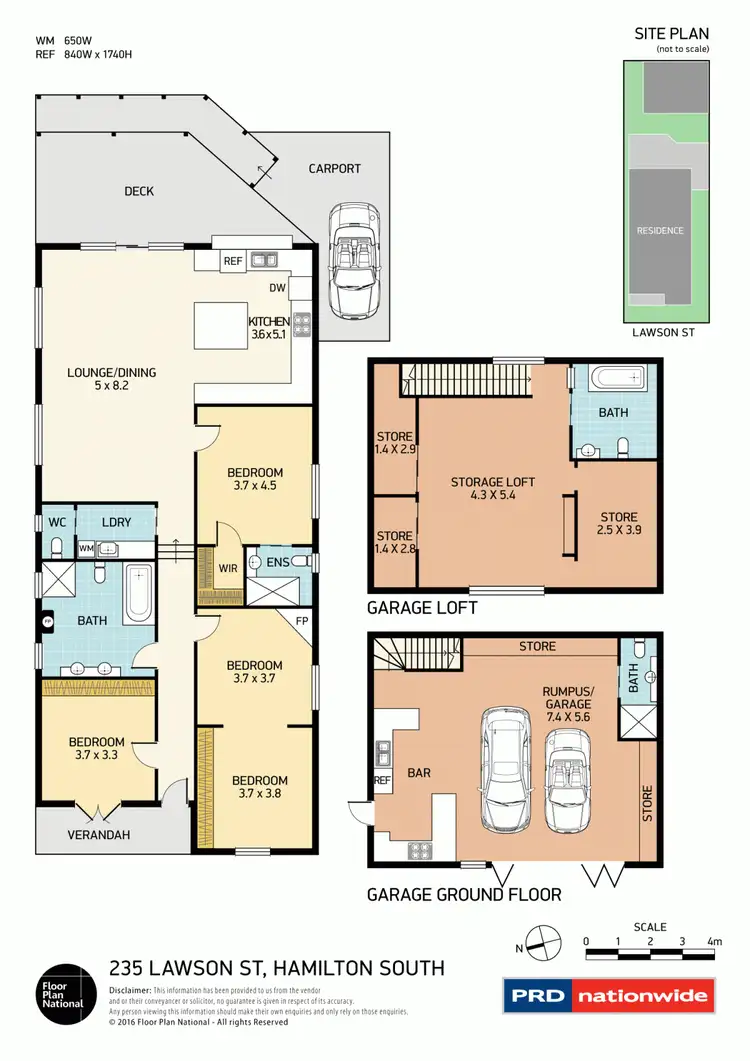 Floorplan of Homely house listing, 235 Lawson Street, Hamilton South NSW 2303