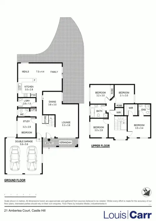 Floorplan of Homely house listing, 21 Amberlea Court, Castle Hill NSW 2154