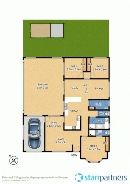 Floorplan of Homely house listing, 8 Gerbulin Street, Glendenning NSW 2761