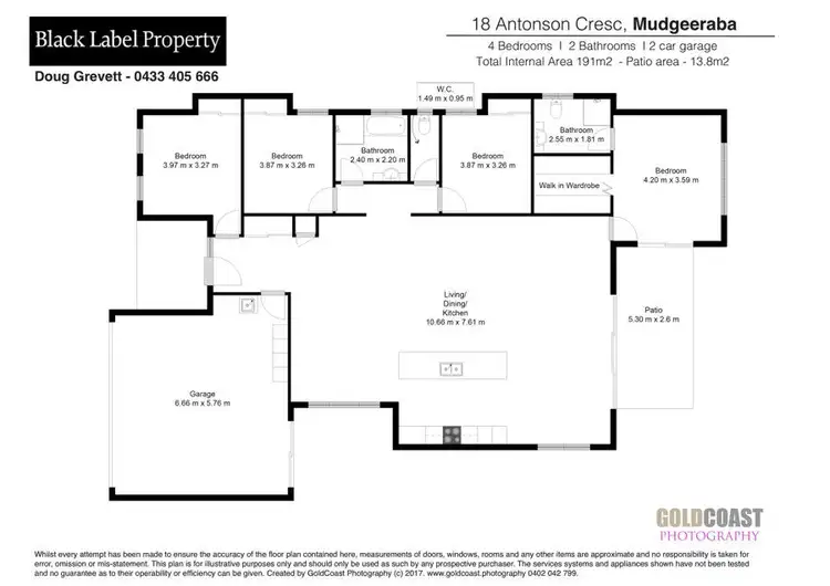 Floorplan of Homely house listing, 18 Antonson Crescent, Mudgeeraba QLD 4213