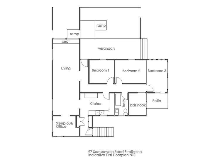 Floorplan of Homely house listing, 97 Samsonvale Rd, Strathpine QLD 4500