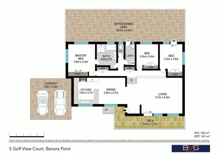 Floorplan of Homely house listing, 5 Golf View Court, Banora Point NSW 2486