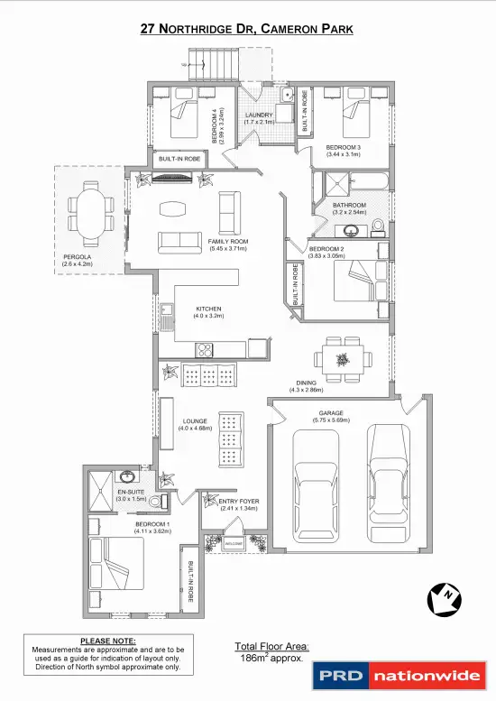 Floorplan of Homely house listing, 27 Northridge Drive, Cameron Park NSW 2285