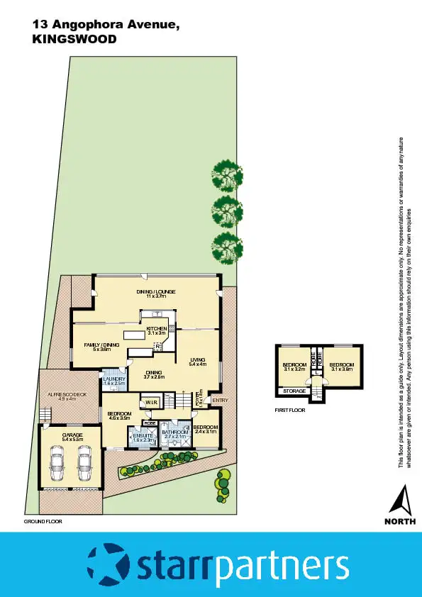 Floorplan of Homely house listing, 13 Angophora Avenue, Kingswood NSW 2747