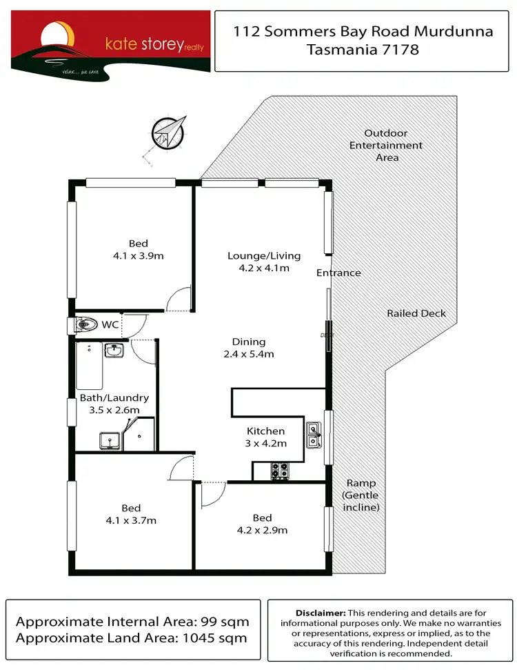 Floorplan of Homely house listing, 112 Sommers Bay Road, Murdunna TAS 7178
