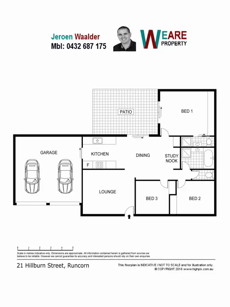 Floorplan of Homely house listing, 21 Hillburn st, Runcorn QLD 4113