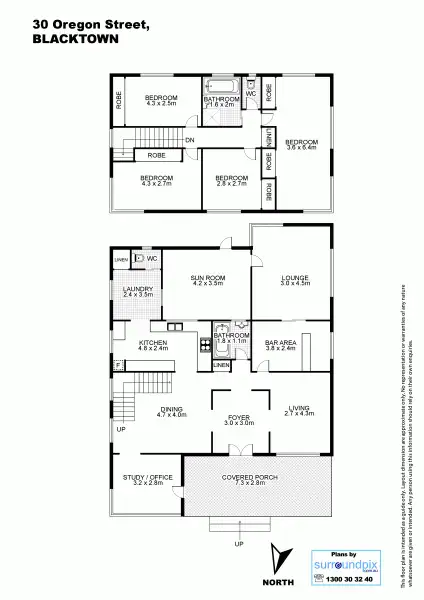 Floorplan of Homely house listing, 30 Oregon Street, Blacktown NSW 2148