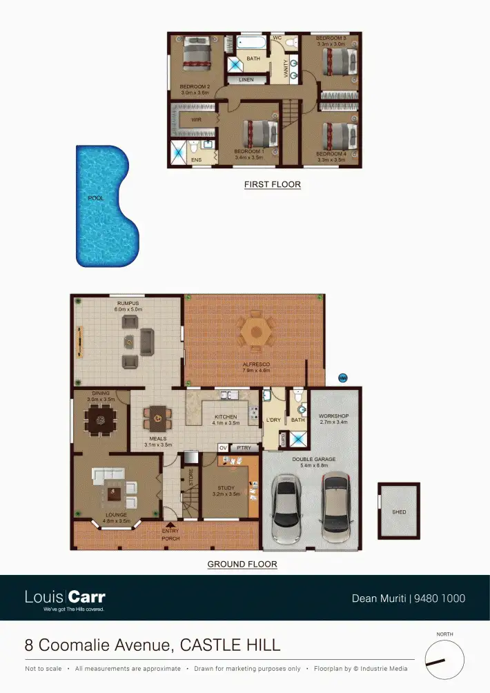 Floorplan of Homely house listing, 8 Coomalie Avenue, Castle Hill NSW 2154