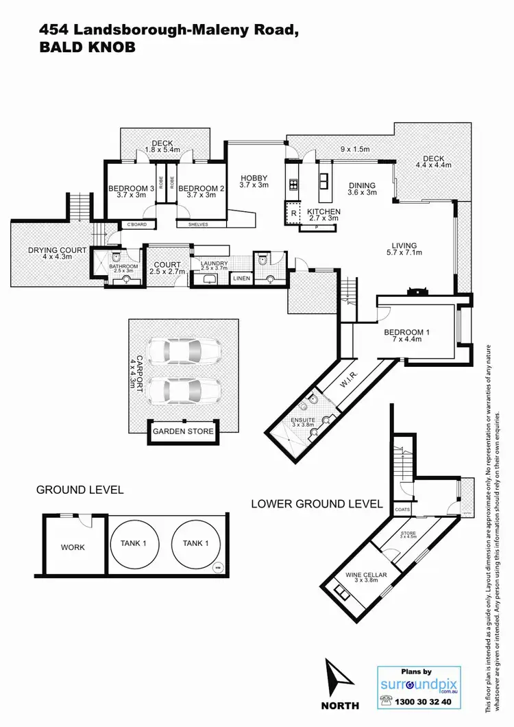 Floorplan of Homely house listing, 454 Landsborough-Maleny Road, Maleny QLD 4552