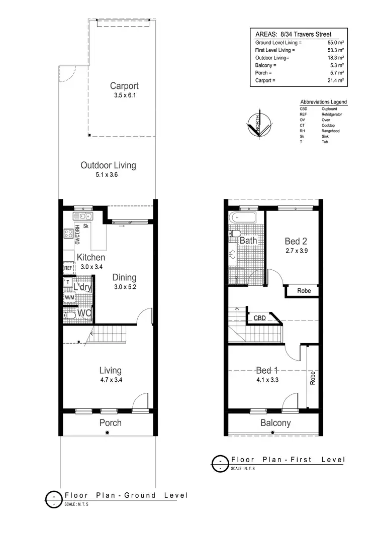 Floorplan of Homely house listing, 8/34 Travers Street, Wagga Wagga NSW 2650