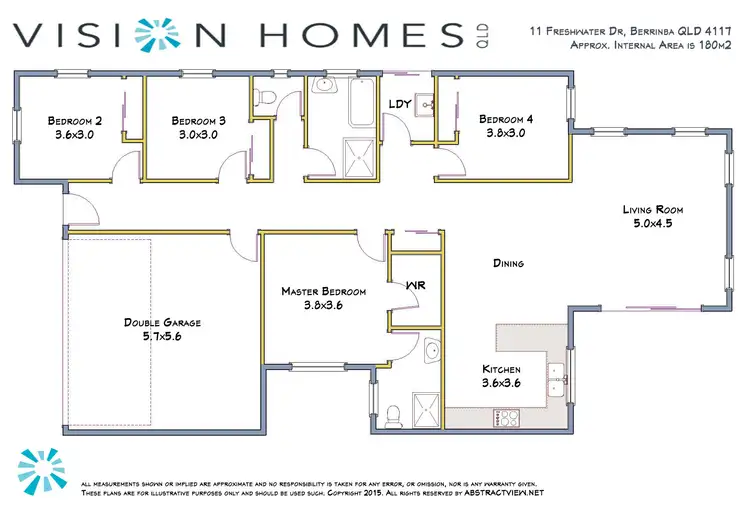 Floorplan of Homely house listing, 11 Freshwater Dr, Berrinba QLD 4117