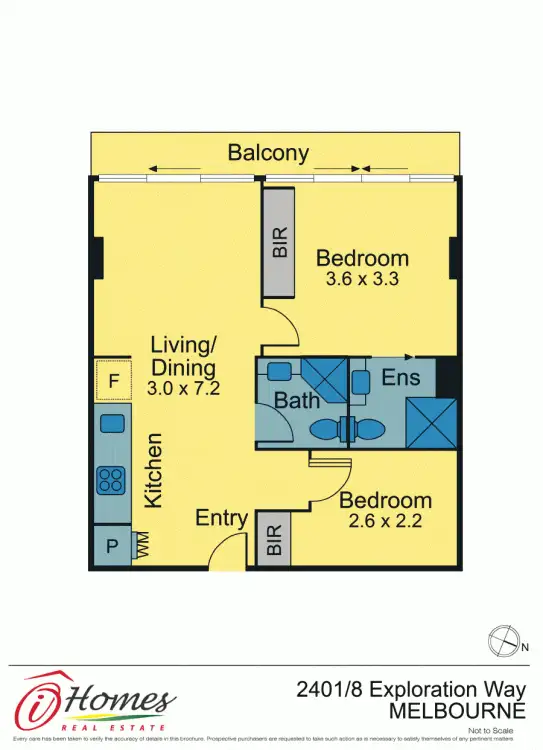 Floorplan of Homely house listing, 2104/8 Exploration Lane, Melbourne VIC 3000