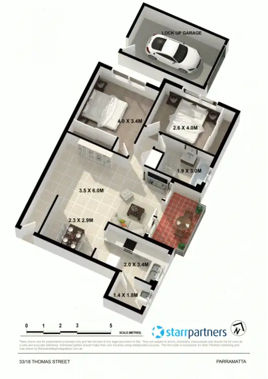 Floorplan of Homely unit listing, 33/18 Thomas Street, Parramatta NSW 2150