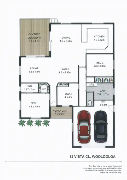 Floorplan of Homely house listing, 12 Vista Close, Woolgoolga NSW 2456