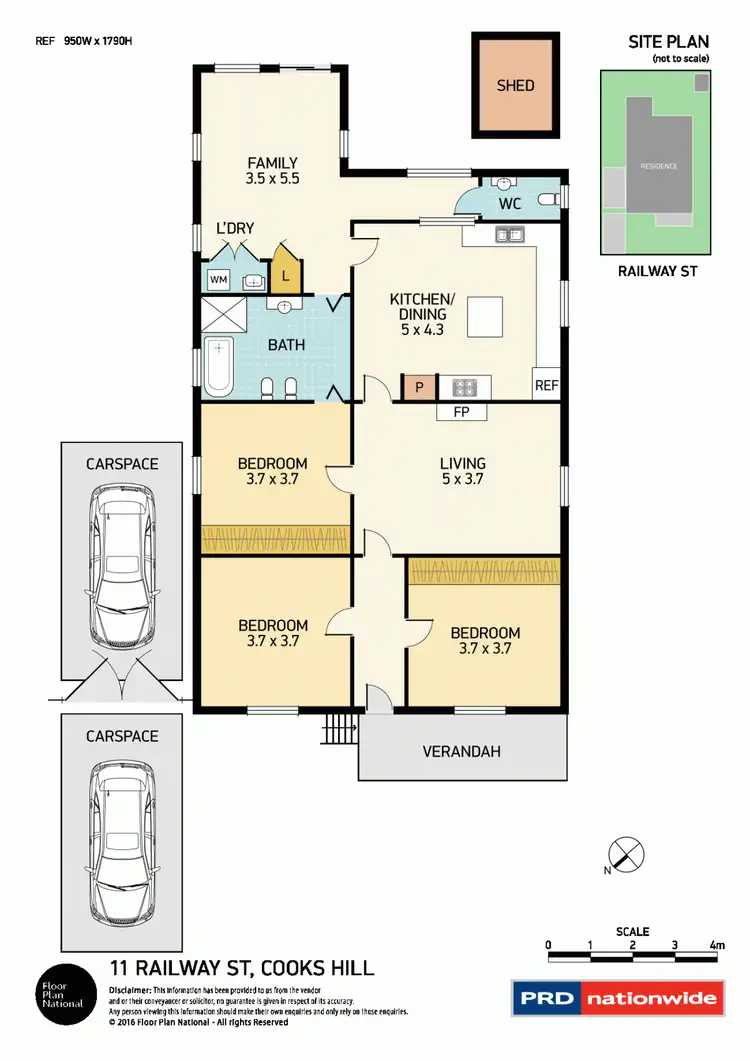Floorplan of Homely house listing, 11 Railway Street, Cooks Hill NSW 2300
