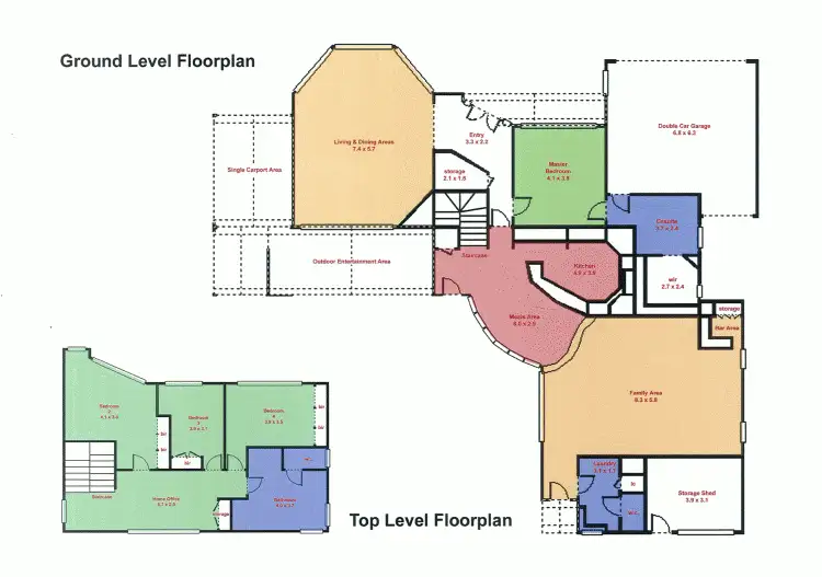 Floorplan of Homely house listing, 7 Elliott Street, Lake Wendouree VIC 3350