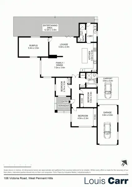 Floorplan of Homely house listing, 106 Victoria Road, West Pennant Hills NSW 2125