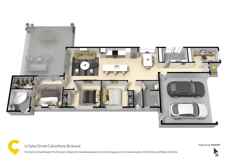 Floorplan of Homely house listing, 12 Salsa Street, Caboolture QLD 4510