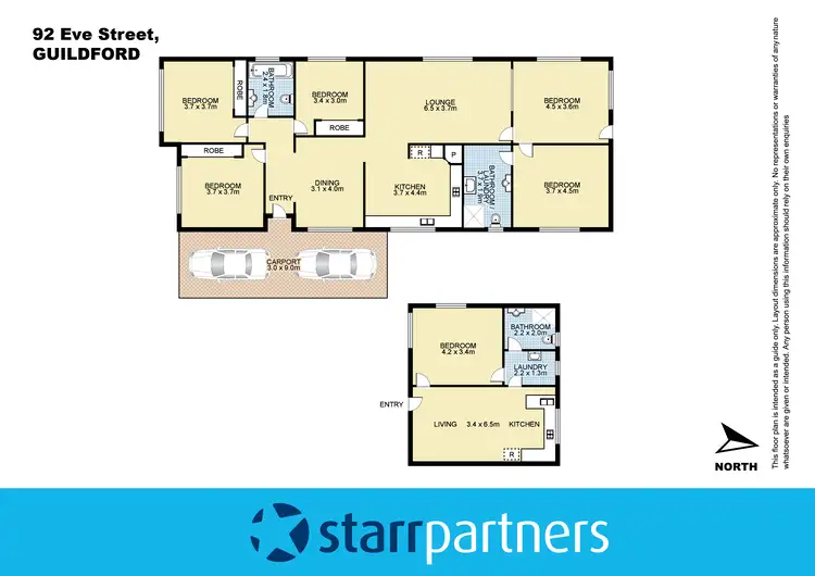 Floorplan of Homely house listing, 92 Eve Street, Guildford NSW 2161
