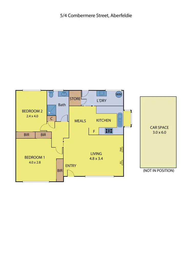 Floorplan of Homely unit listing, 5/4 Combermere Street, Aberfeldie VIC 3040