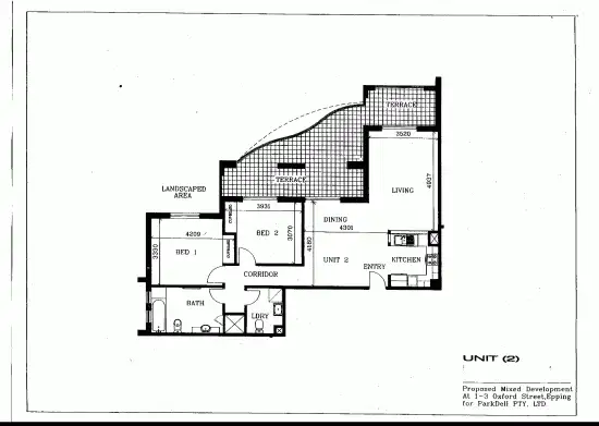 Floorplan of Homely apartment listing, 2/1-3 Oxford Street, Epping NSW 2121