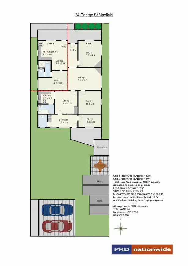 Floorplan of Homely house listing, 24 George Street, Mayfield East NSW 2304
