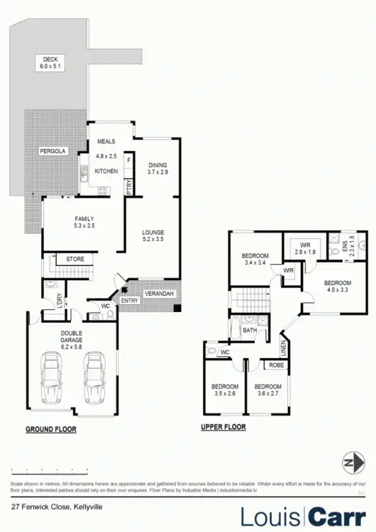 Floorplan of Homely house listing, 27 Fenwick Close, Kellyville NSW 2155