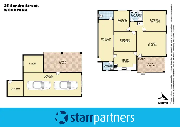 Floorplan of Homely house listing, 25 Sandra Street, Woodpark NSW 2164
