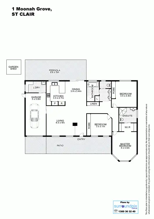 Floorplan of Homely house listing, 1 Moonah Grove, St Clair NSW 2759
