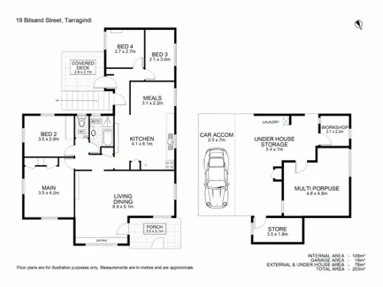 Floorplan of Homely house listing, 19 Bilsand Street, Tarragindi QLD 4121