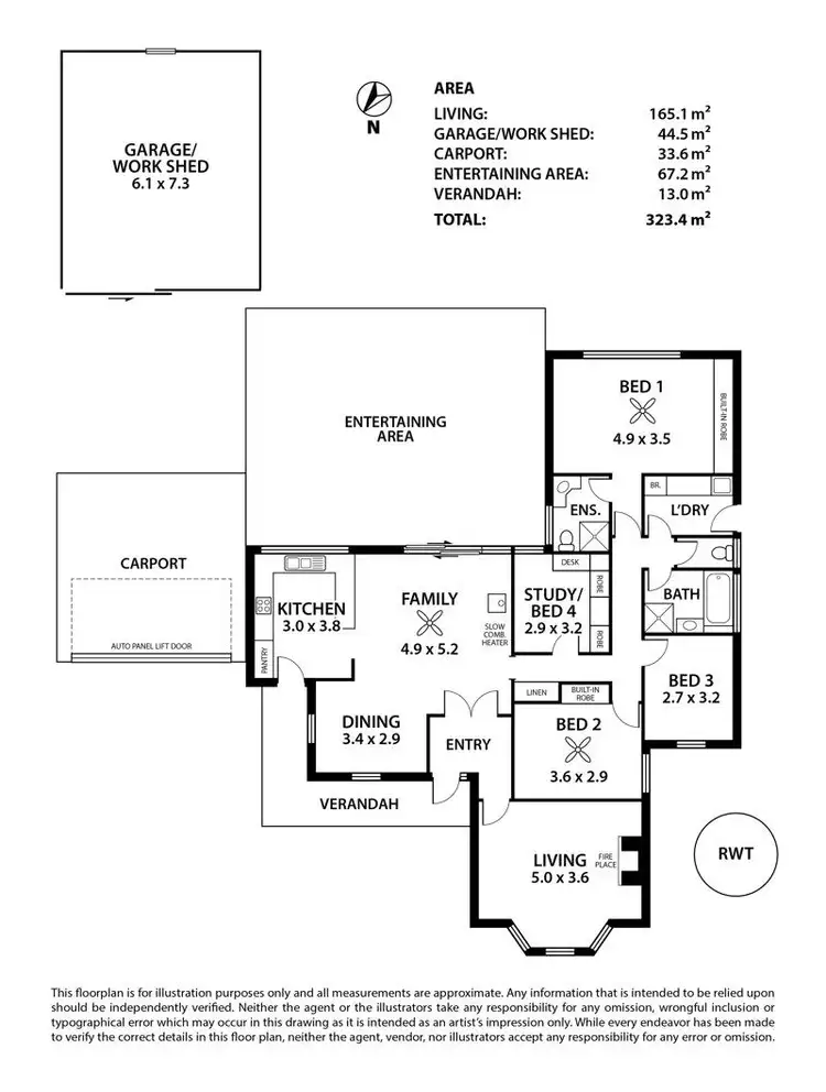 Floorplan of Homely house listing, 8 Lutana Grove, Balhannah SA 5242