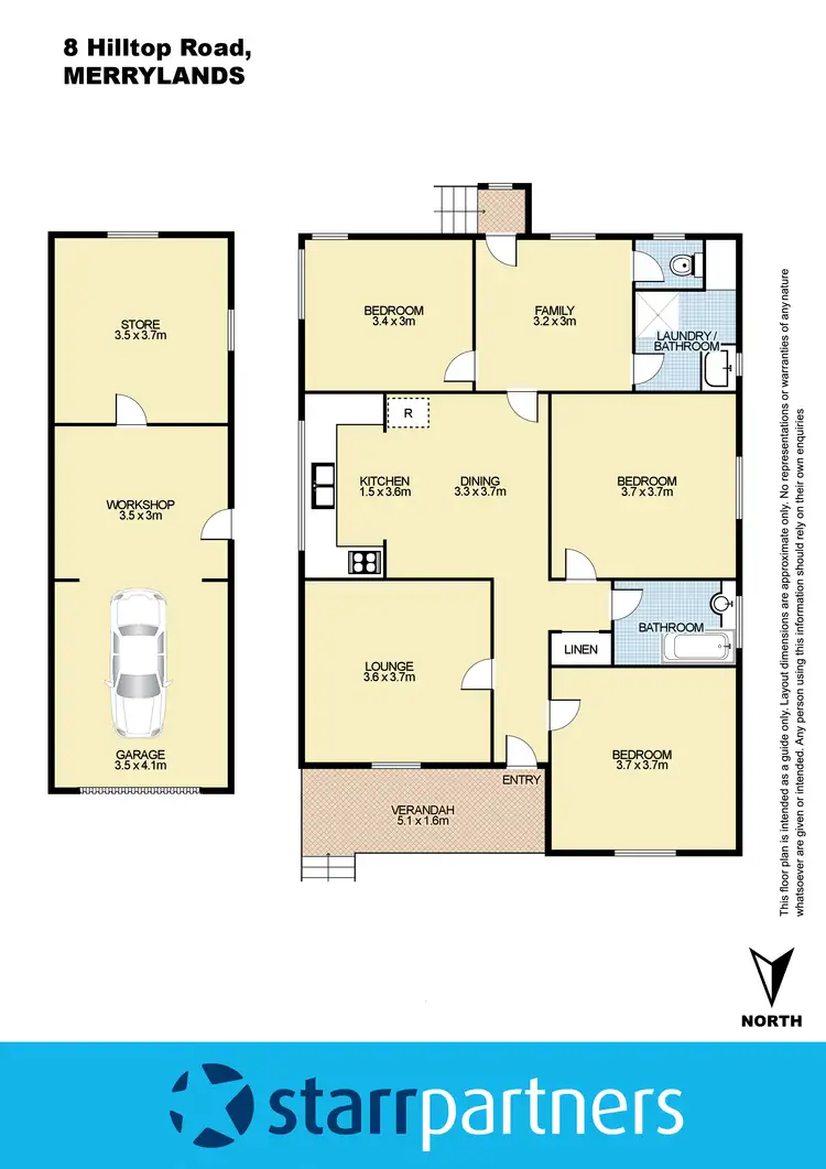 Floorplan of Homely house listing, 8 Hilltop Road, Merrylands NSW 2160