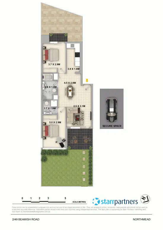 Floorplan of Homely unit listing, 2/49-55 Beamish Road, Northmead NSW 2152