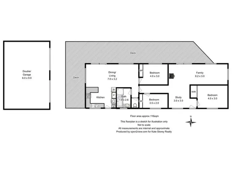Floorplan of Homely house listing, 1 Chaffey Drive, Dodges Ferry TAS 7173