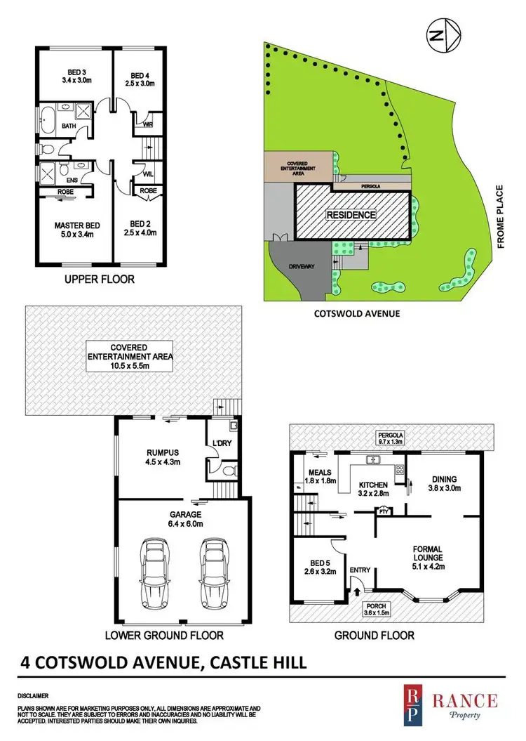 Floorplan of Homely house listing, 4 Cotswold Avenue, Castle Hill NSW 2154