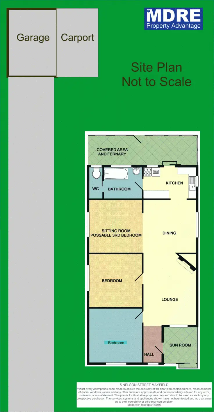 Floorplan of Homely house listing, 5 Nelson Street, Mayfield NSW 2304