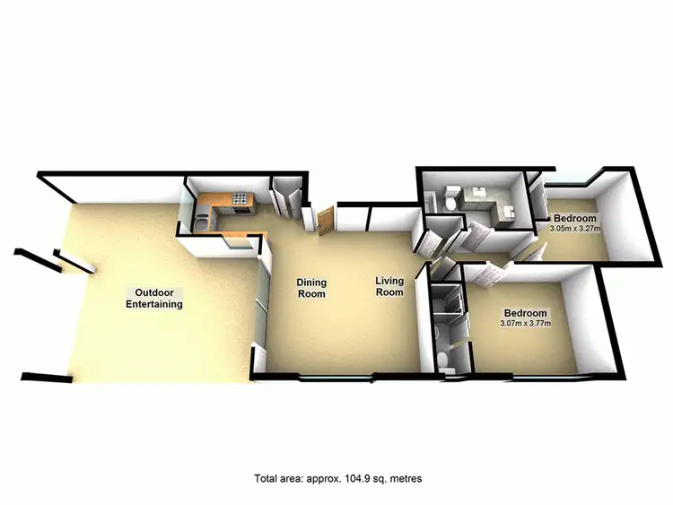 Floorplan of Homely unit listing, 7/265 Old Cleveland Road, Coorparoo QLD 4151